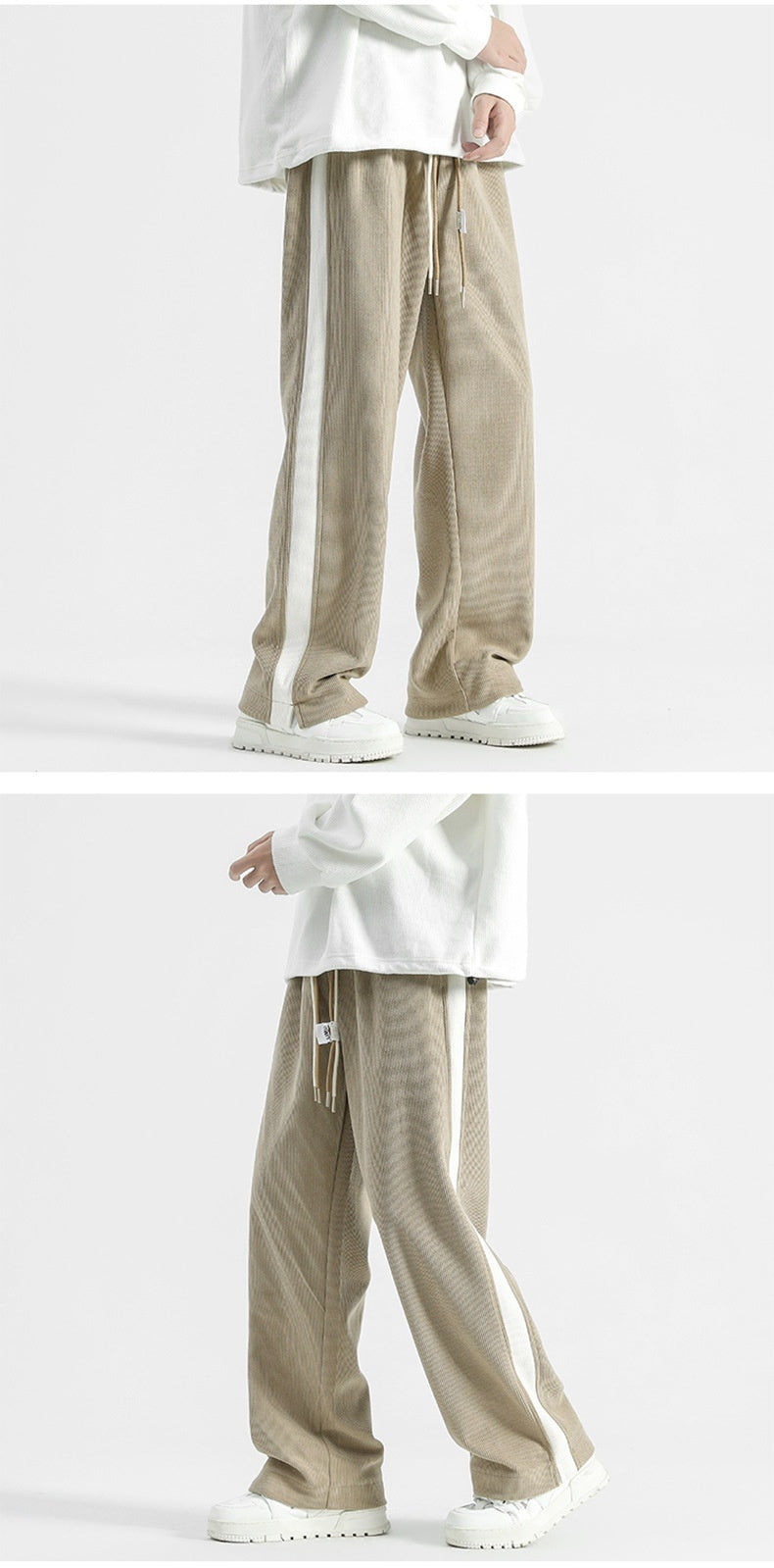 Corduroy American Thick Loose Mop Straight-leg Pants