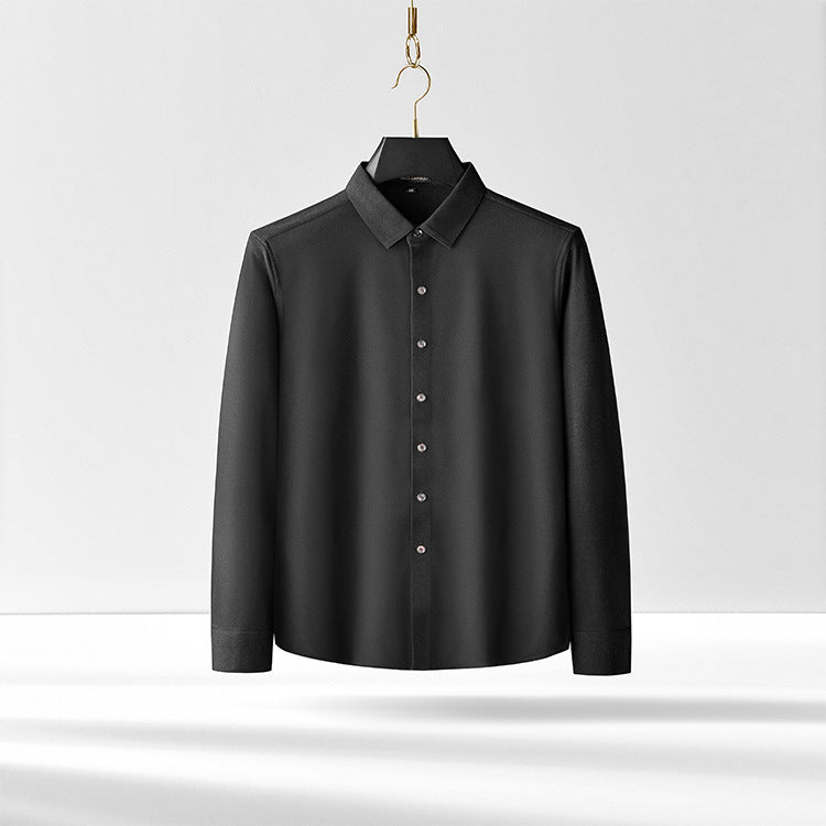 Non-ironing Business Casual Men's Long-sleeved Shirt