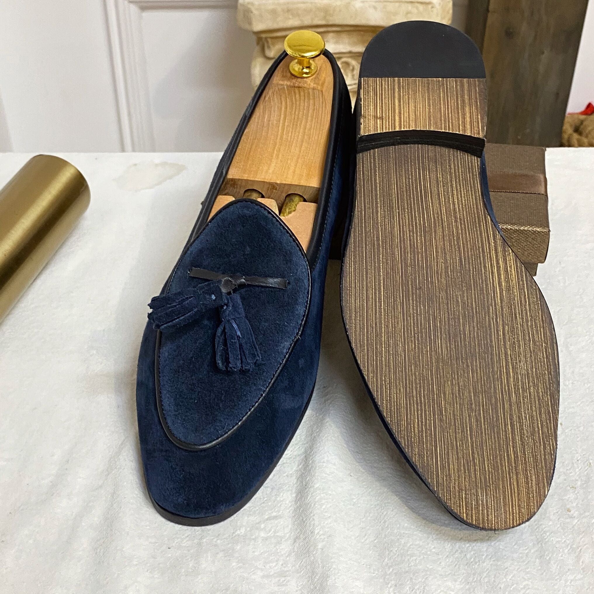 Monte-Carlo Yacht Suede Tassel Loafers