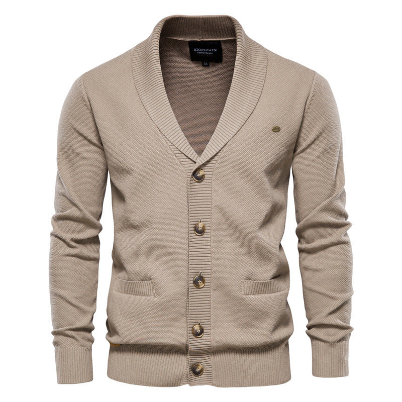 New Men's Cardigan Sweater