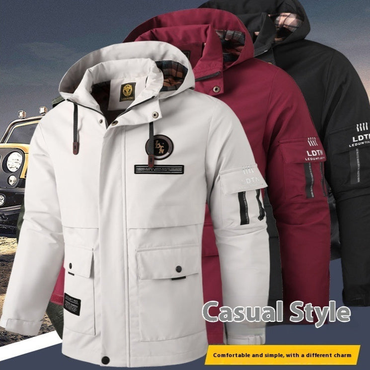 Waterproof Hooded Outdoor jacket for men