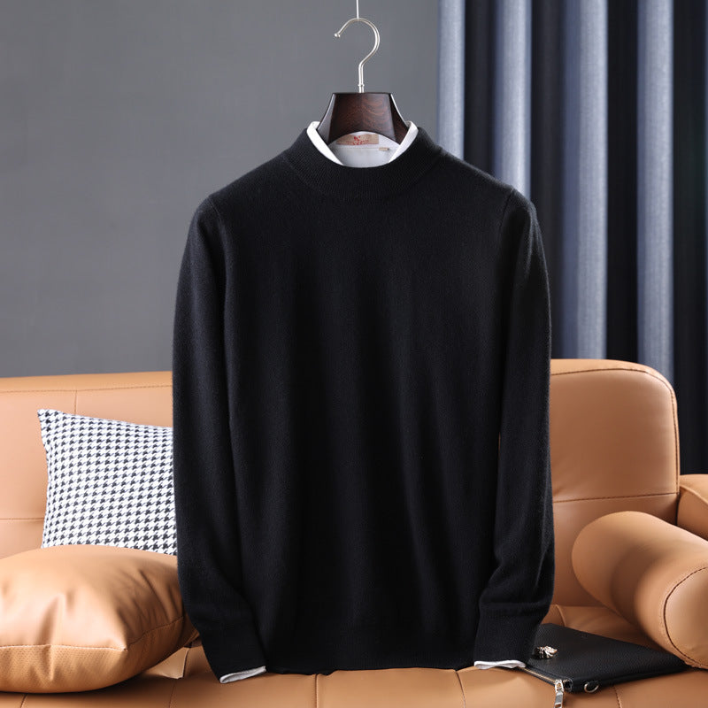 Men's Half High Collar Sweater