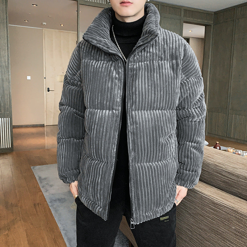 Corduroy Padded winter Jacket Men