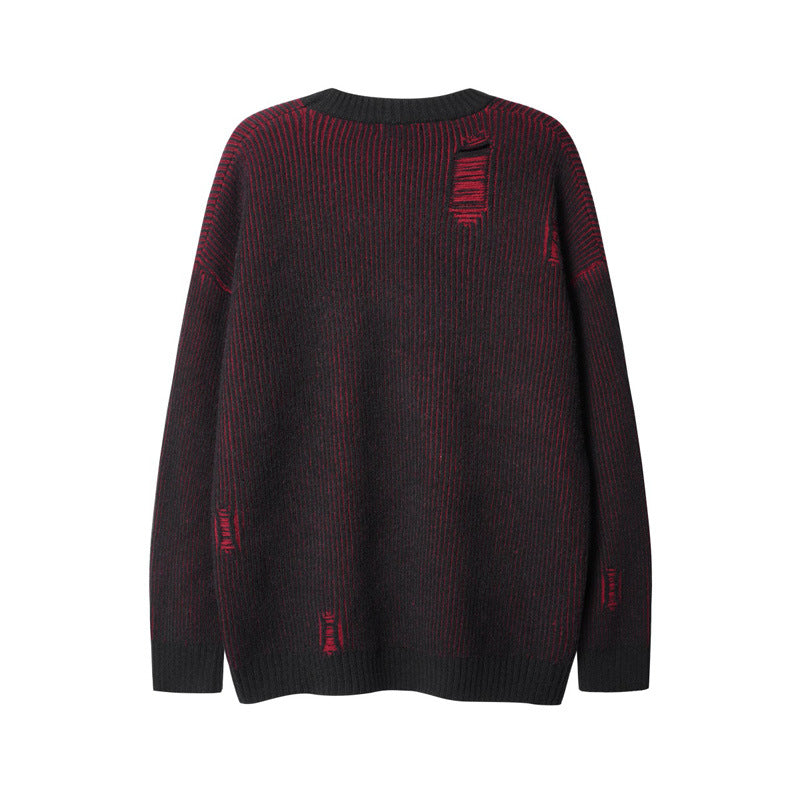 Pull en tricot style ample hip-hop