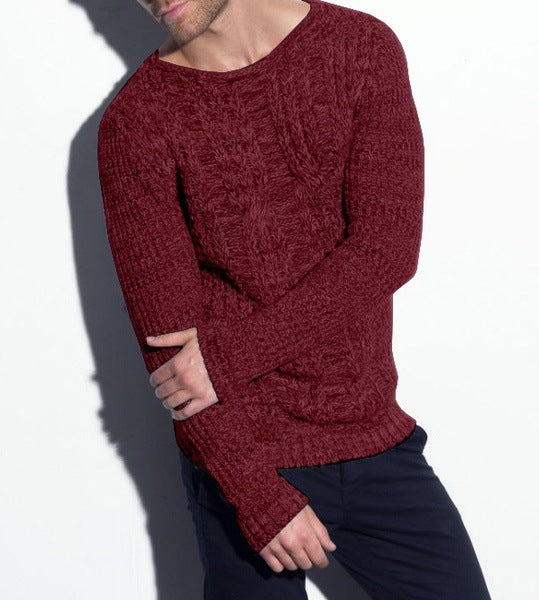 Men's Polyester Knit Sweater