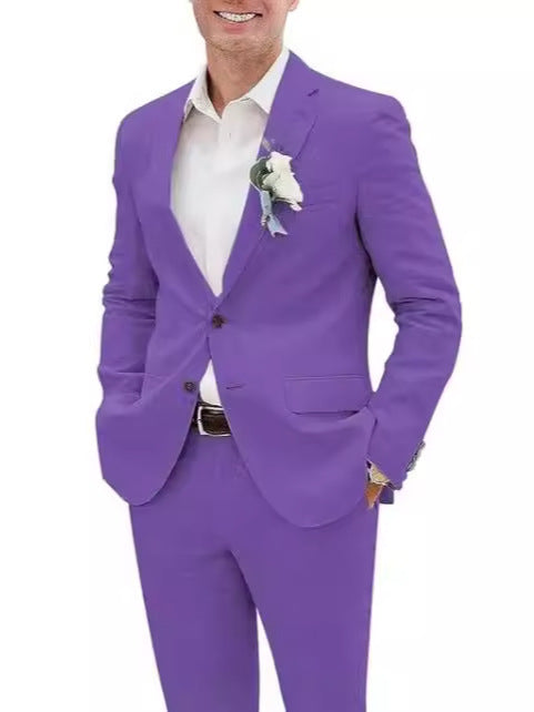 Men's Linen Slim Fit suit