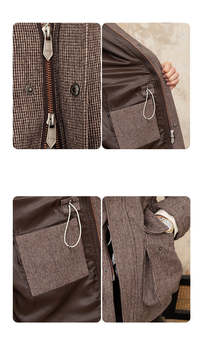 Stylish Warm Men's Lapel Coat