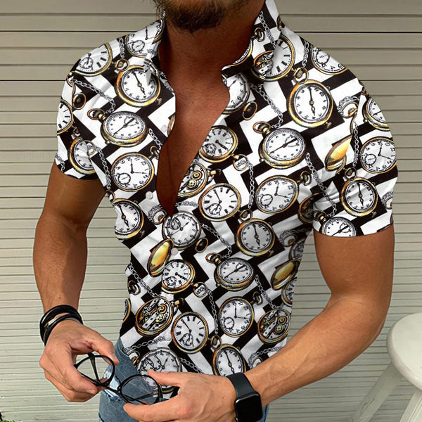Summer Beach 3D Printed Shirt Men's Cool shirt
