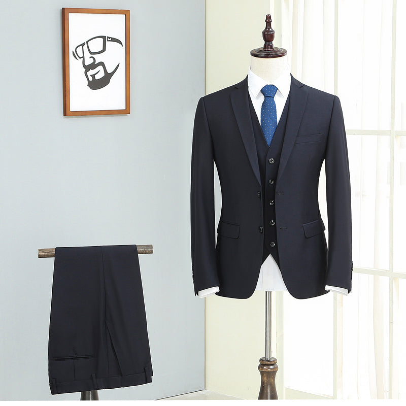 Men's Three-piece Slim Autumn Casual Suit