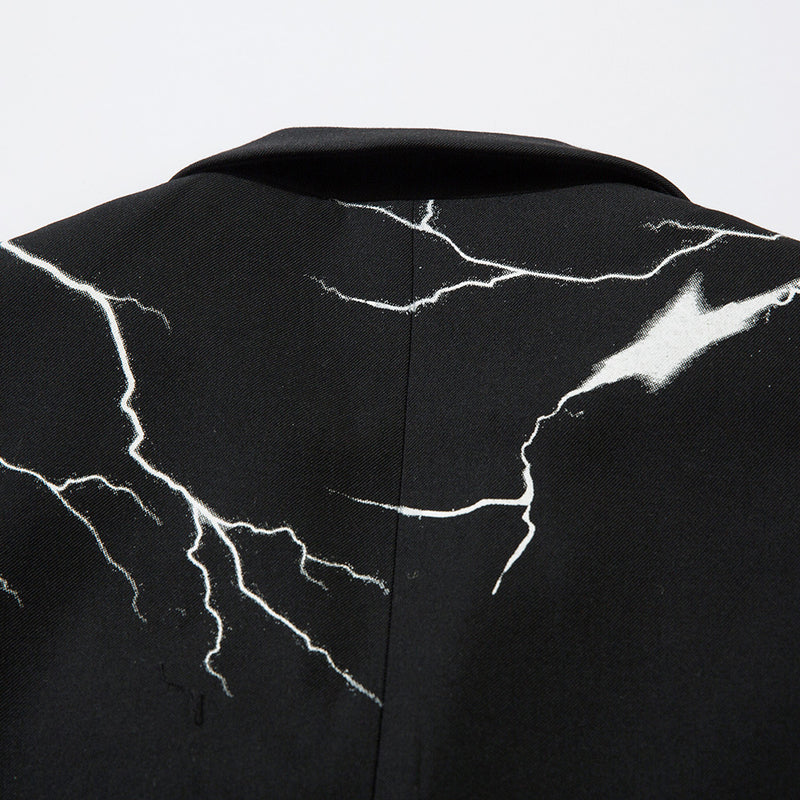 Men's Lightning Design Suit Jacket