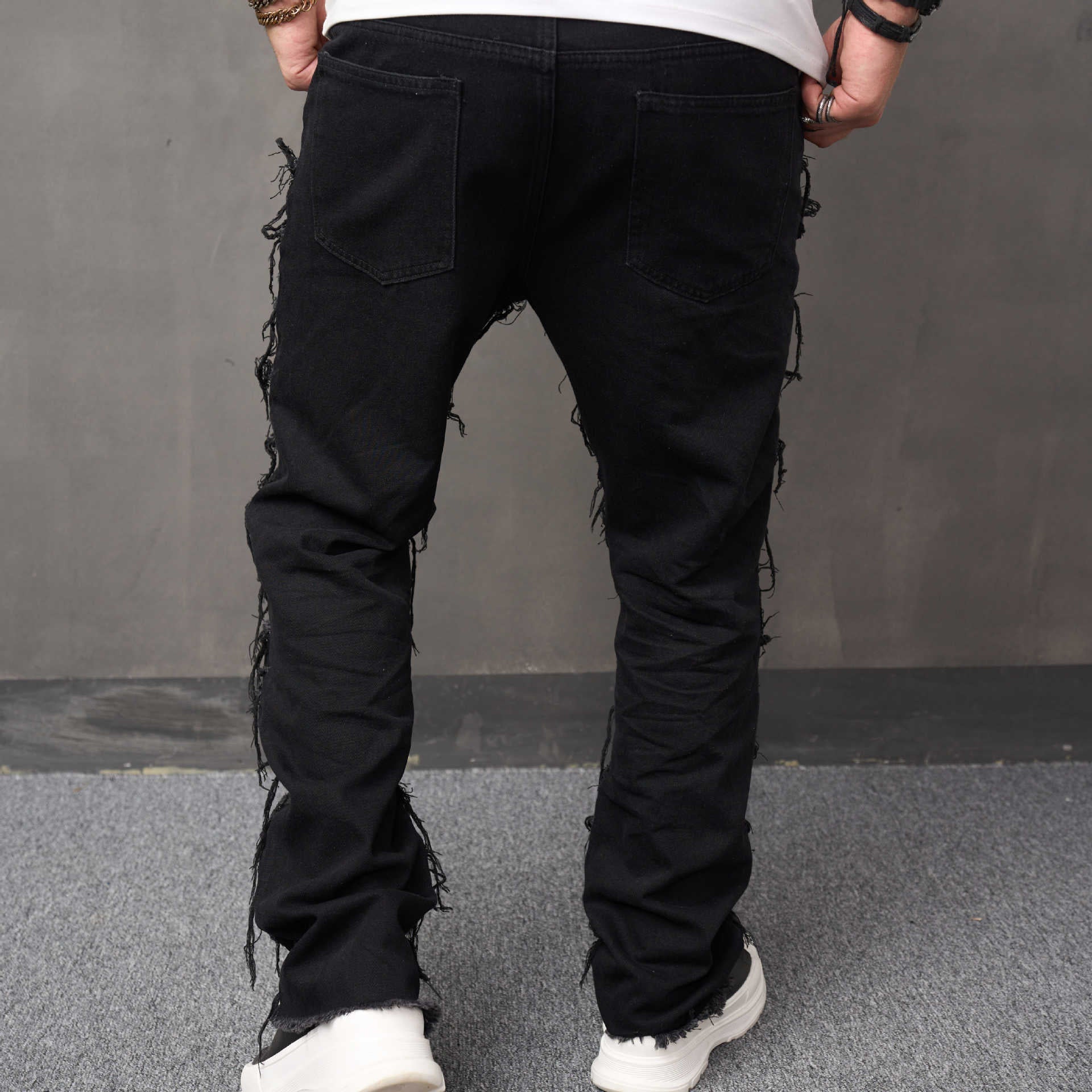 Loose Wide Leg Leisure Jeans for men