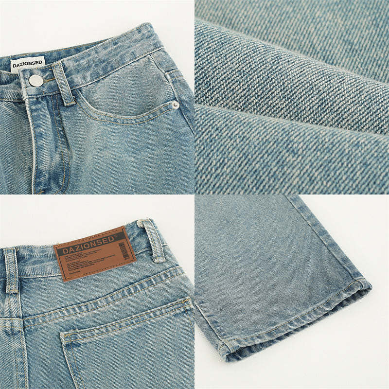 Men's Loose And Versatile Straight Jeans