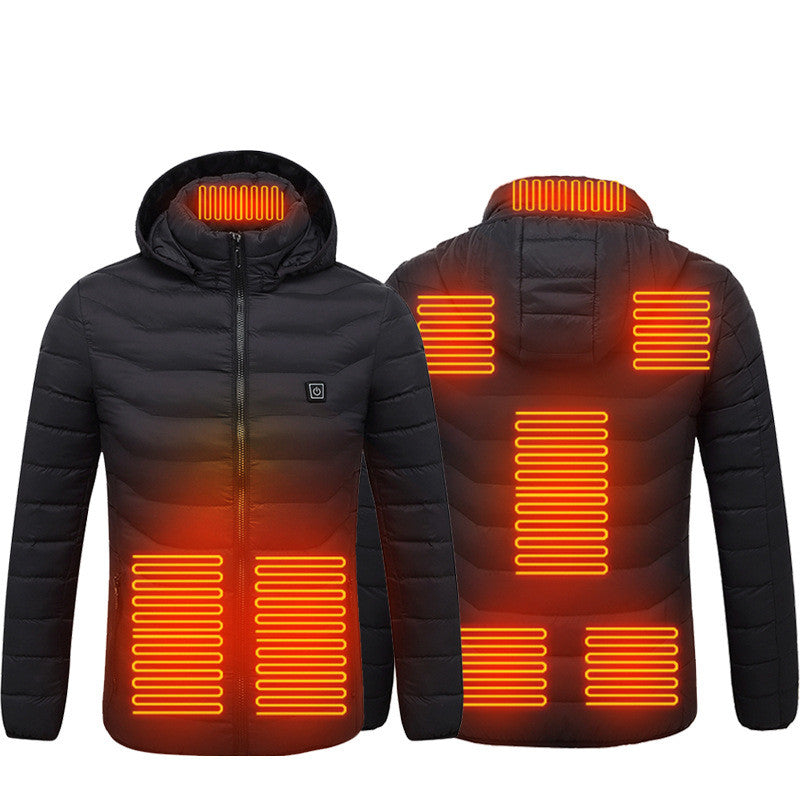 Chaqueta de algodón eléctrica con calefacción USB