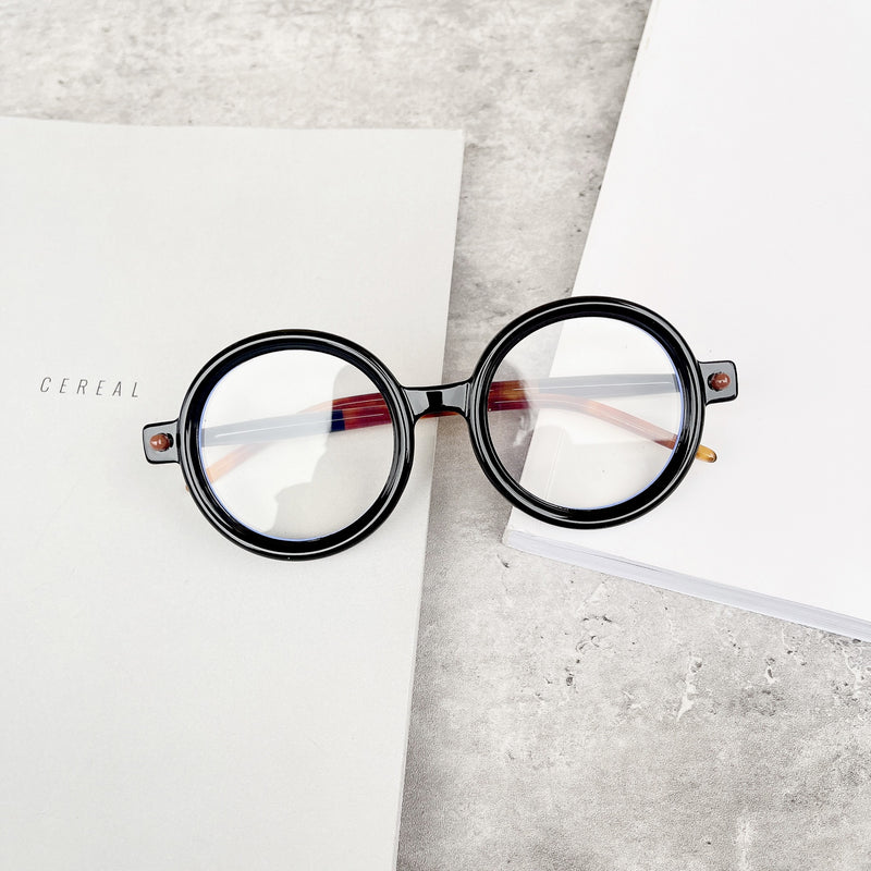 Retro Round Myopia Frame Personality sunglasses