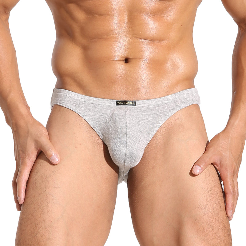 Solid Color Low Waist underwear men