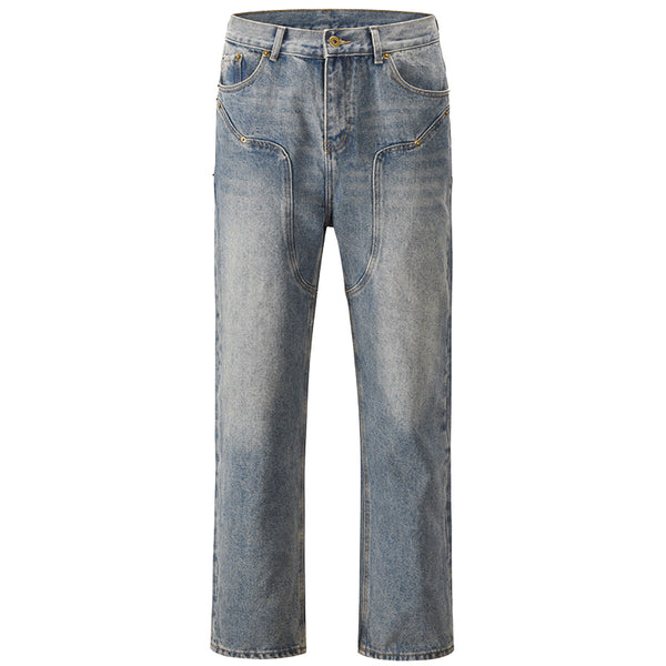 Casual Western Vintage Jeans Men