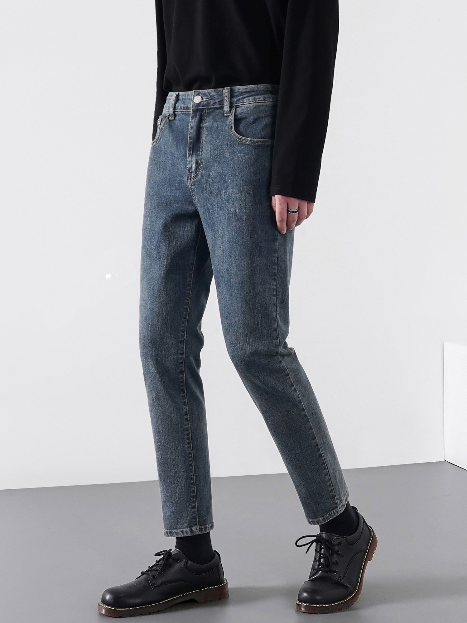 Slim Straight Tube Summer High Sense jeans