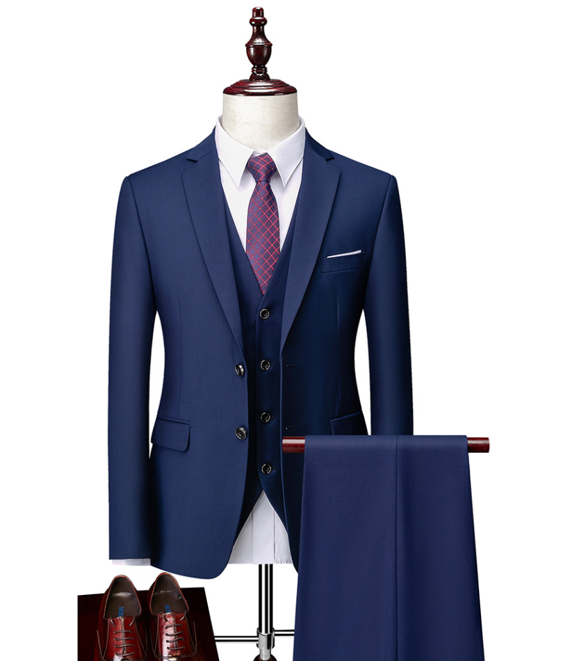 Men's Ruffian Handsome Casual Suit Full Set