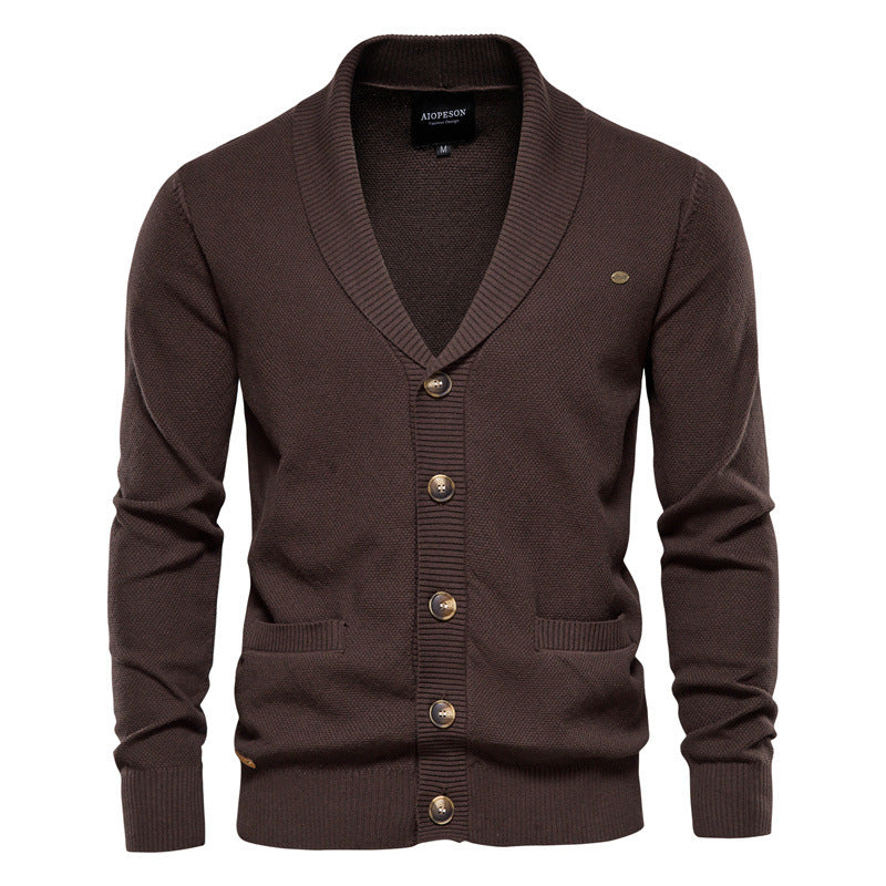 New Men's Cardigan Sweater