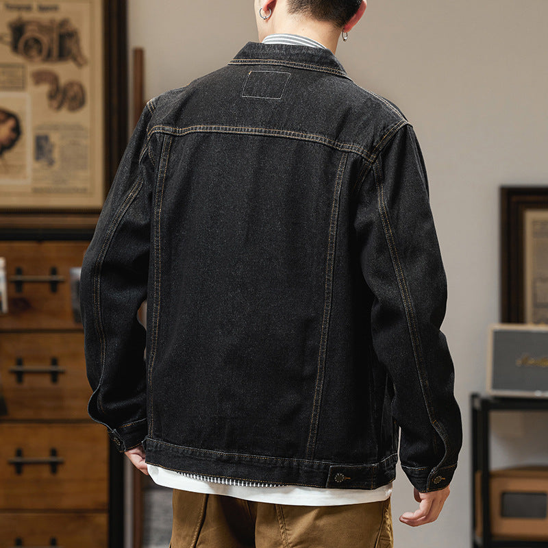 Retro Denim Jacket Men's