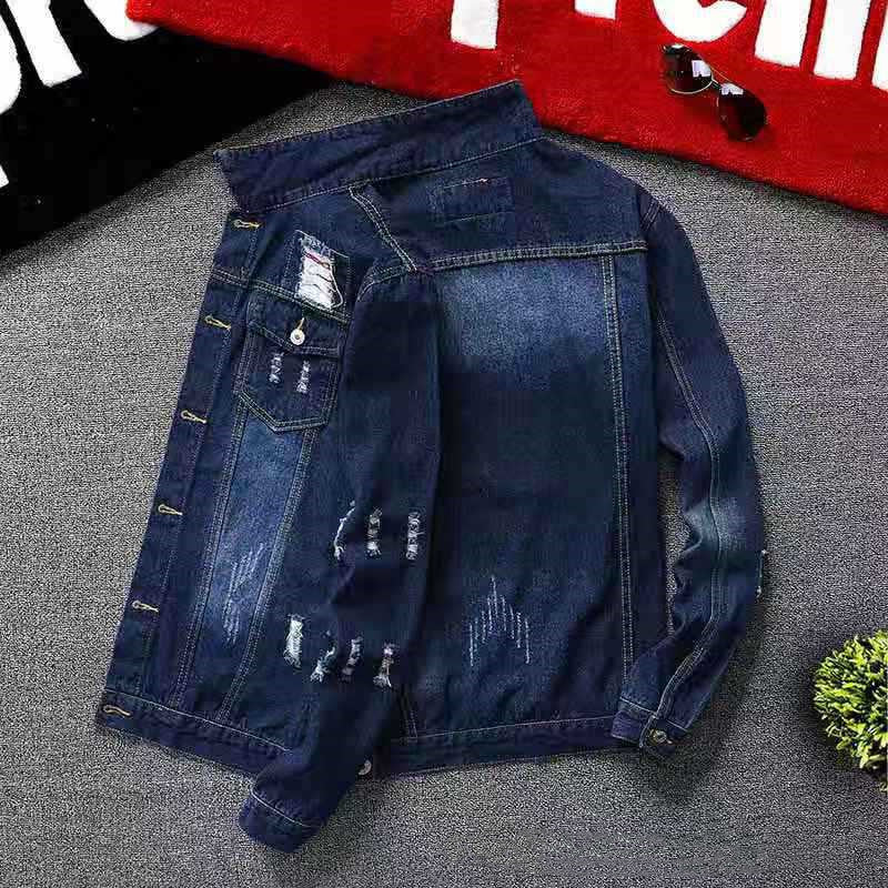 Men's Fashion Casual Denim Slim-fit Coat