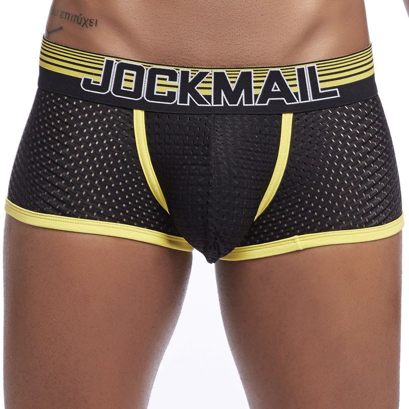 Ropa interior de malla transpirable Boxer para hombre