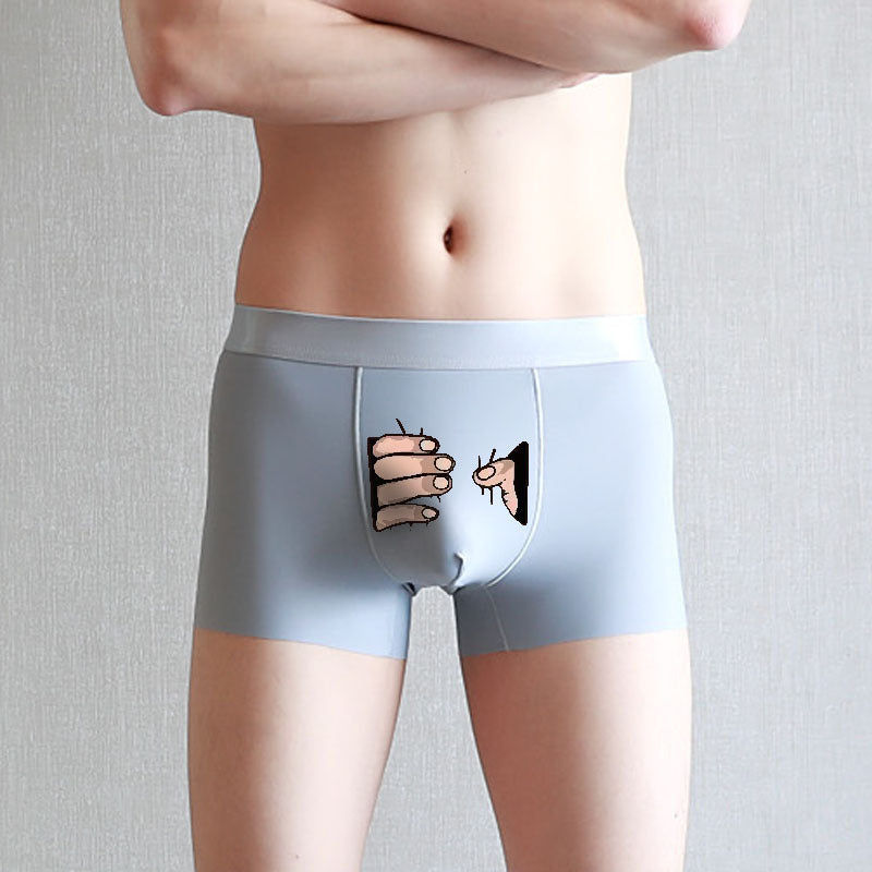 Summer Ice Silk Creative Men's Underwear