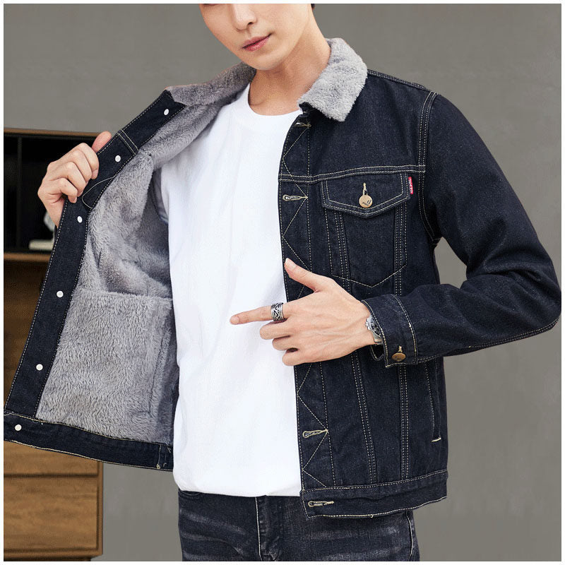 Student Handsome Slim denim jacket