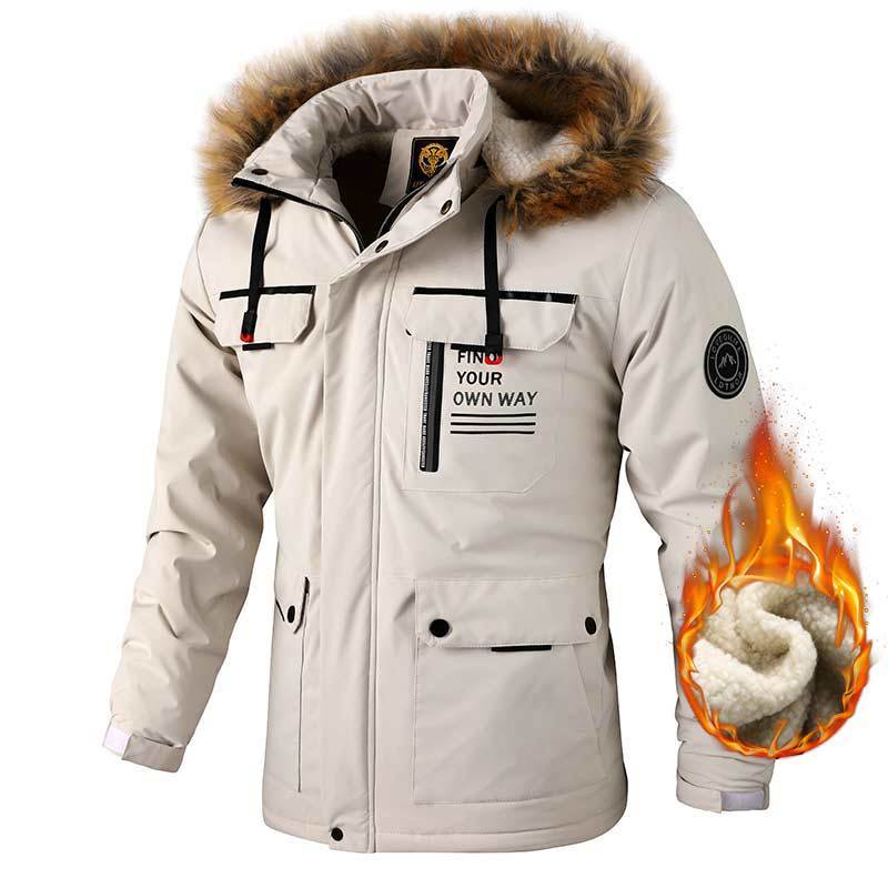 Parka Autumn And Winter Warm Windproof Coat