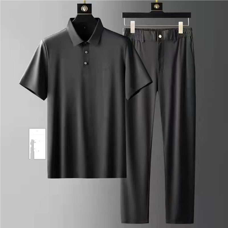 Summer Men's Lapel Leisure Sports Suit