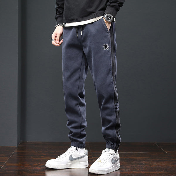 Fleece Lined Padded Warm Keeping Track Sweatpants