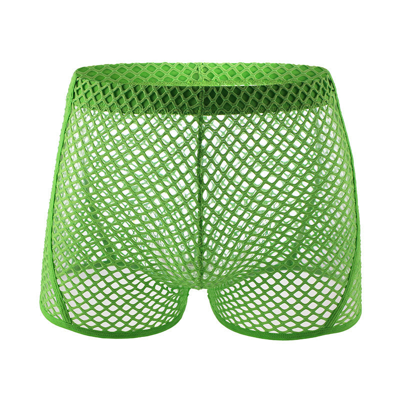 Men's Boxers Shorts Fishnet Breathable And Transparent underwear