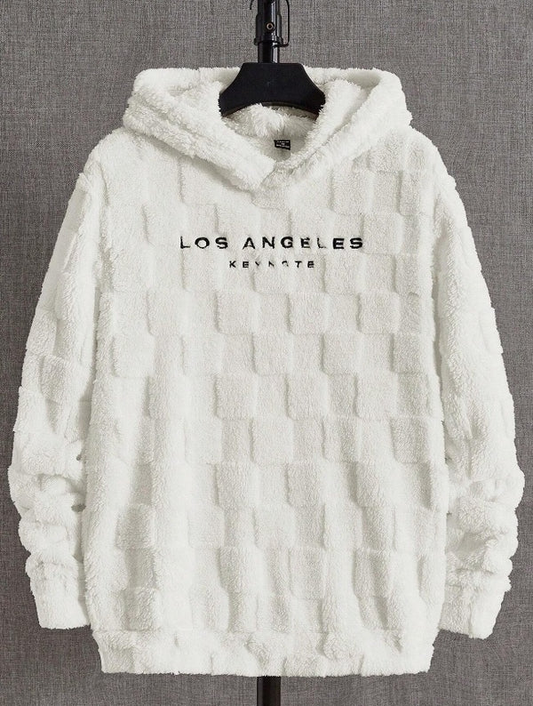 Hooded Loose Lamb Wool Pullover sweater