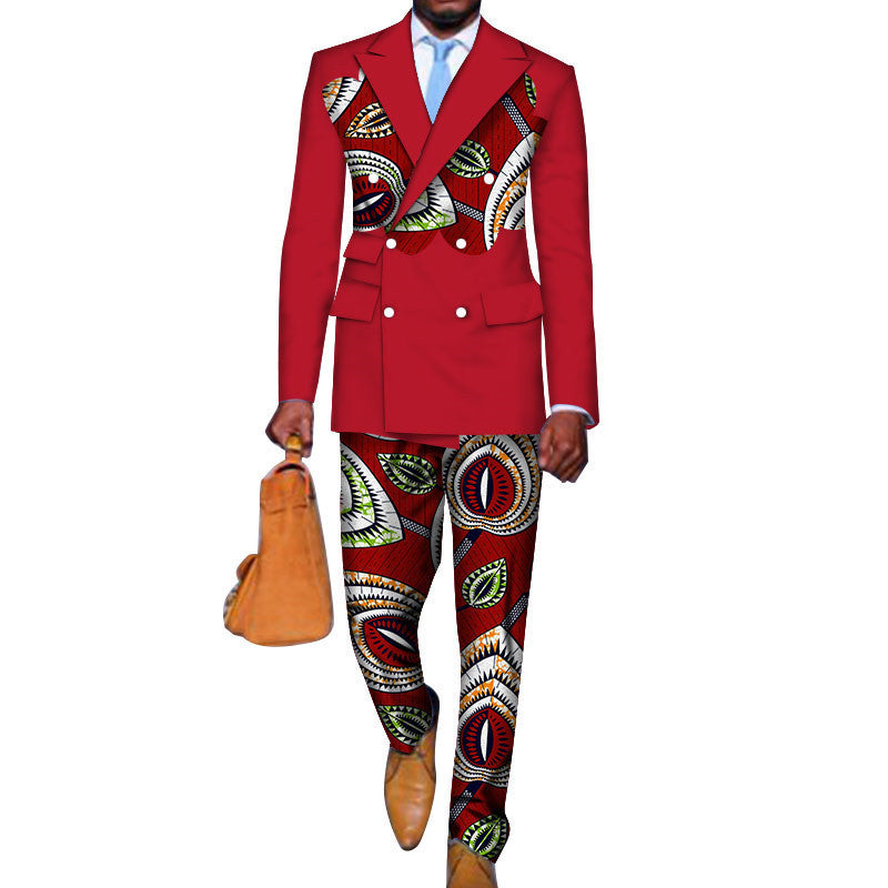 African National Costume Men's Suit Set