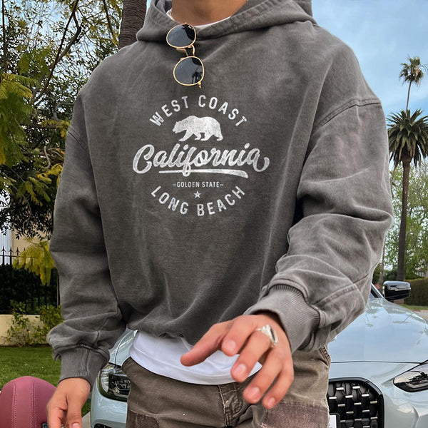 Men's Vintage Oversize Lettering hoodie