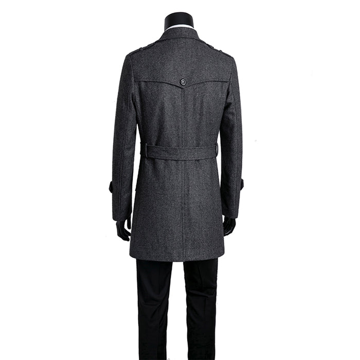 Gabardina de hombre de tweed