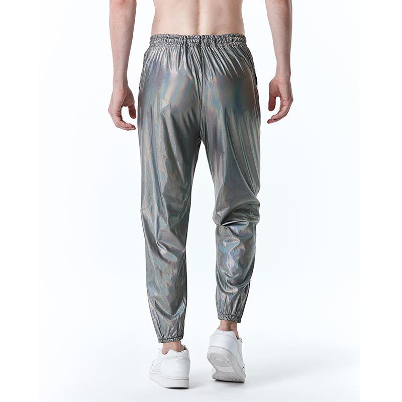 Fashion Strip Gilded Leggings for men