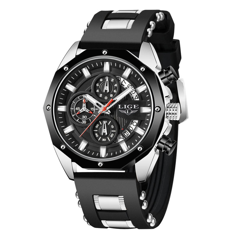 Silicone Sport Watch Men