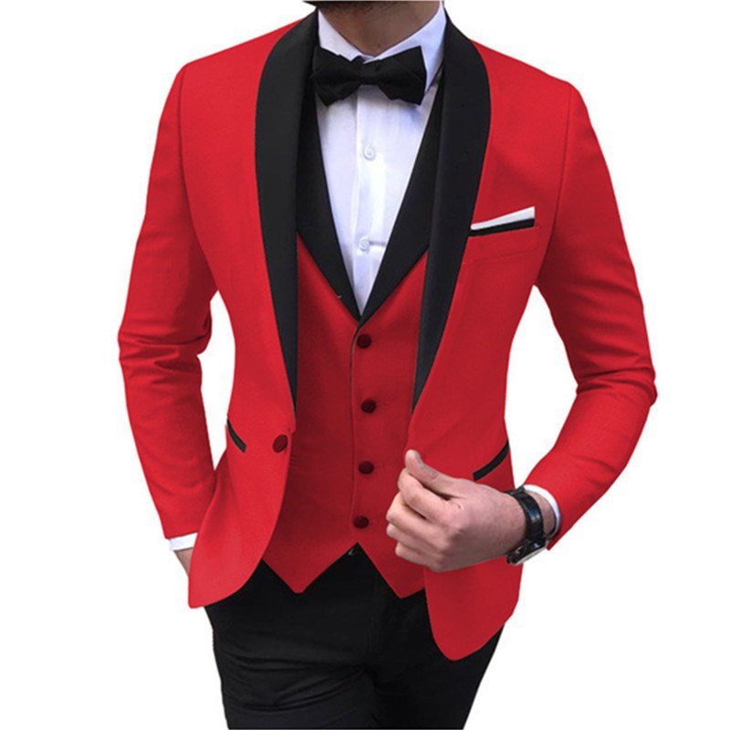 New Men's Suit Three Piece tuxedo Suit