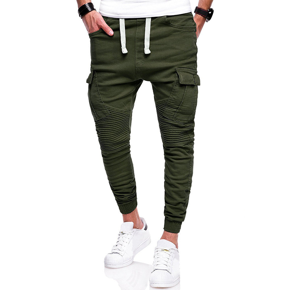 Fashion Belt Harem Casual Pants