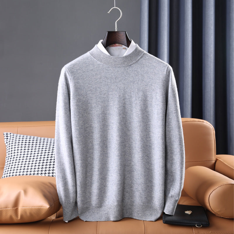 Men's Half High Collar Sweater