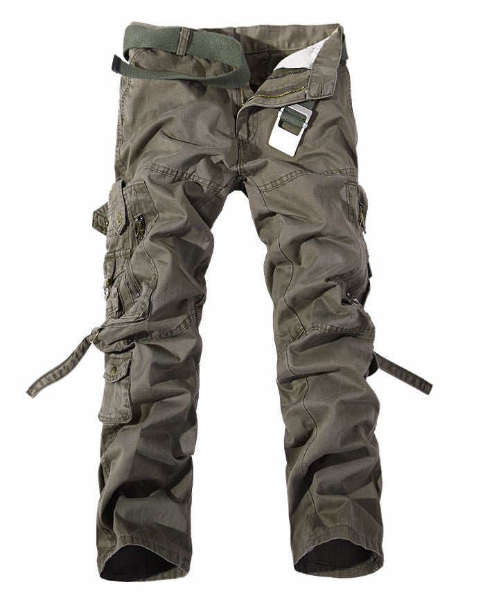 Men's Multi-pocket washed Cargo Pants