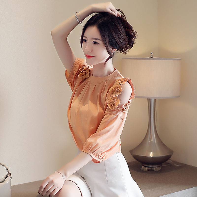 Sleeved Blouse summer women