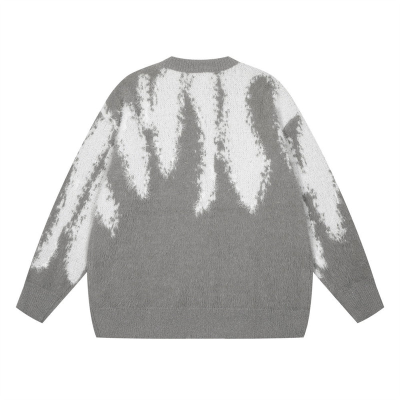 Tie-dye Loose Men's Casual Sweater