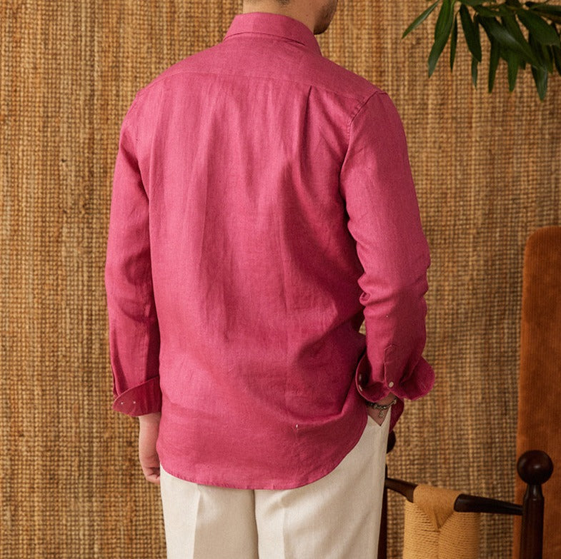 Cannes Linen Long Sleeve Shirt