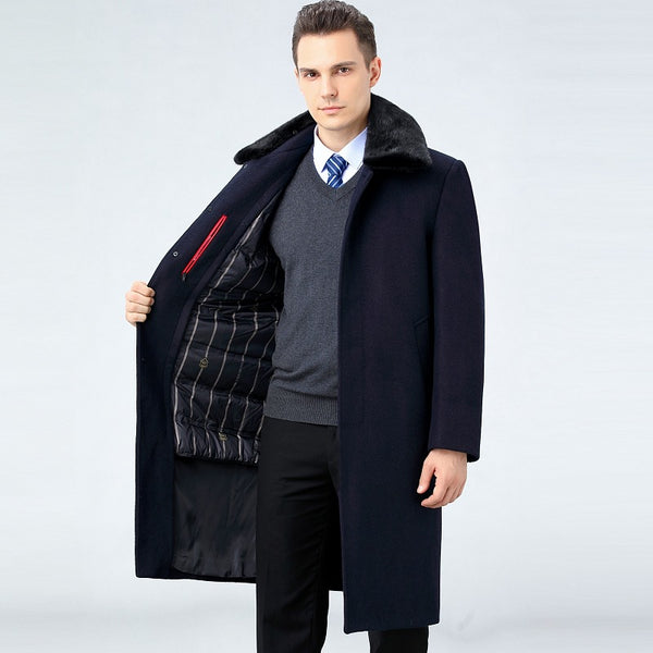 Middle Aged Business Casual Warm Coat