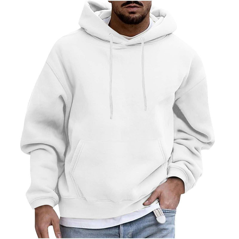 Men's Solid Color Casual hoodie