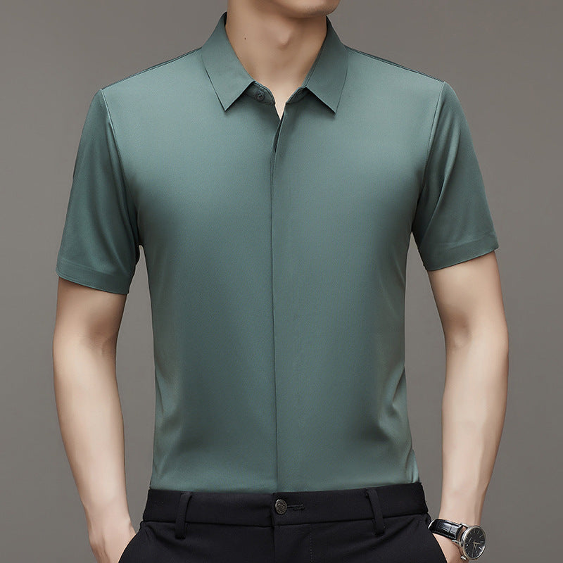 Seamless Men's Business Casual Shirt