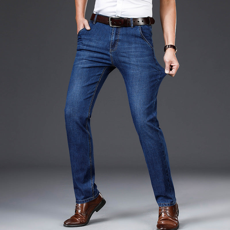 Retro British Business Casual Jeans