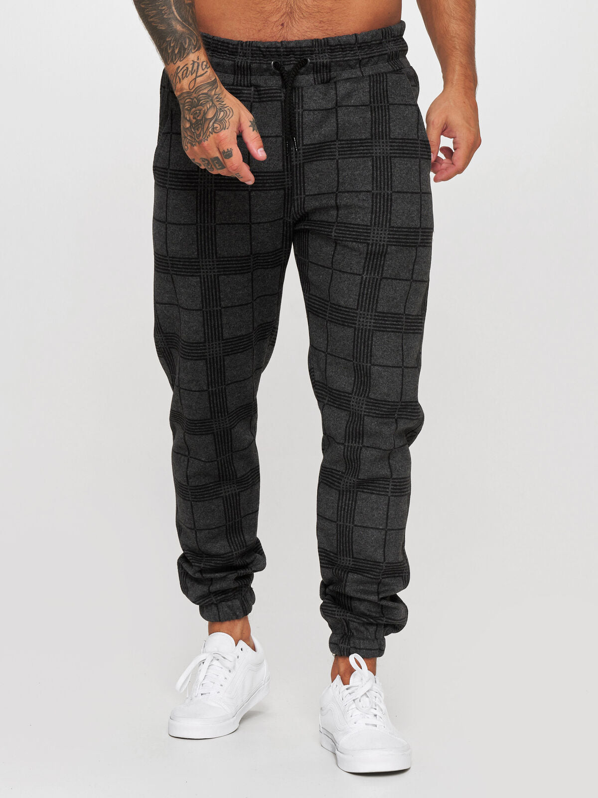 Checkered Casual Pants